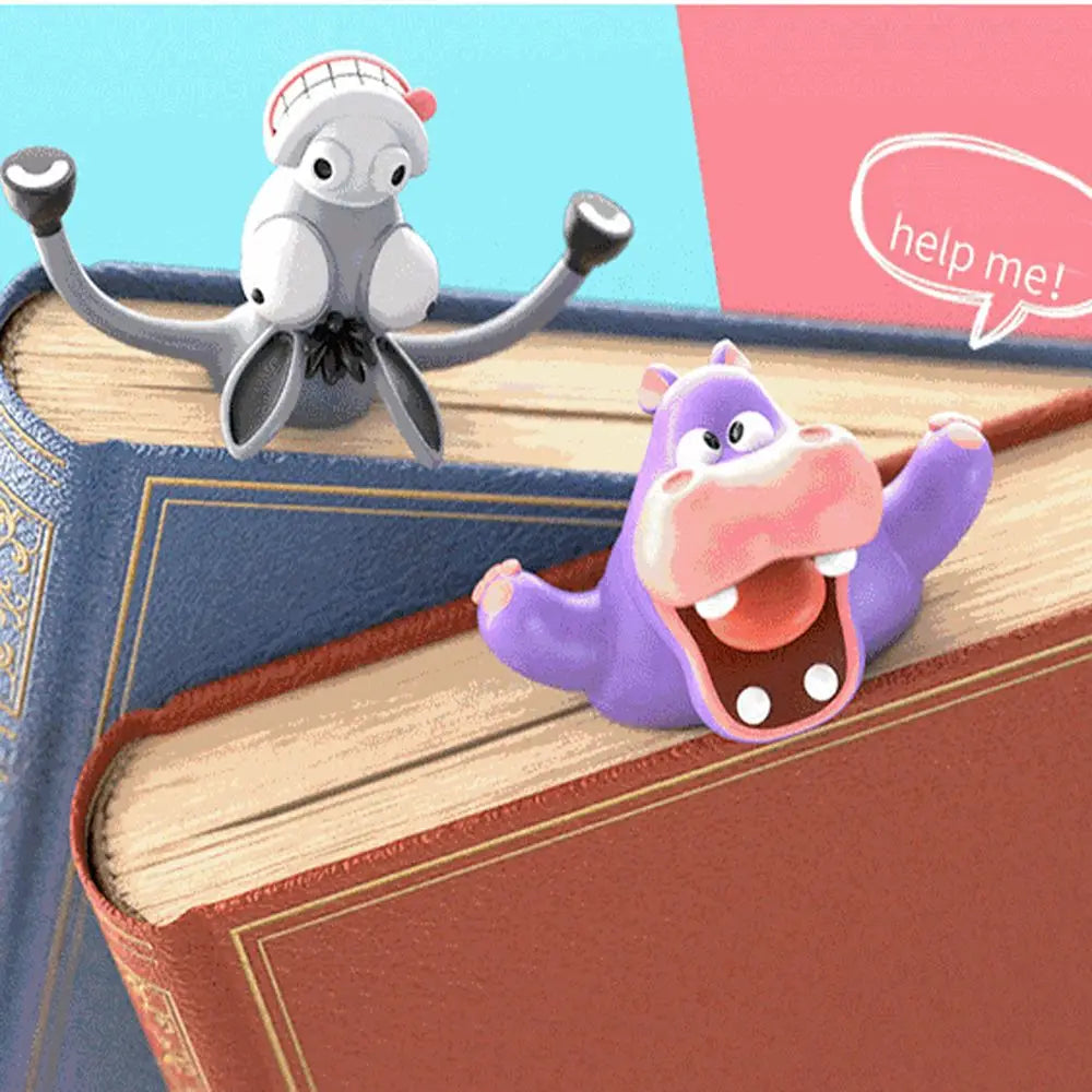 3D Cartoon Animal Bookmarks