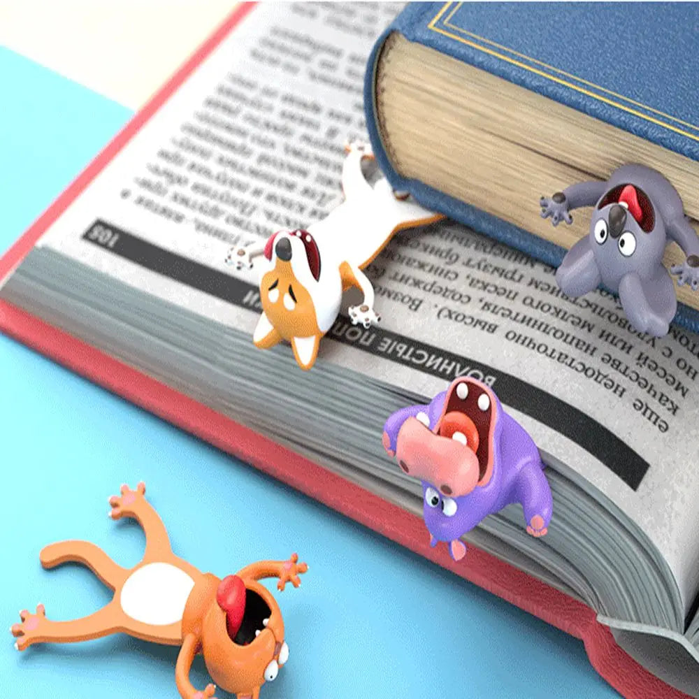 3D Cartoon Animal Bookmarks